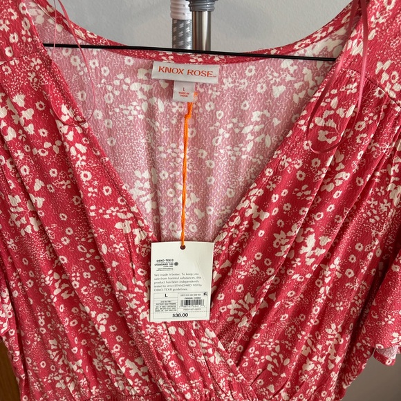 Brand New Knox Rose red & cream maxi dress!!! Beautiful and stylish! - Picture 2 of 2